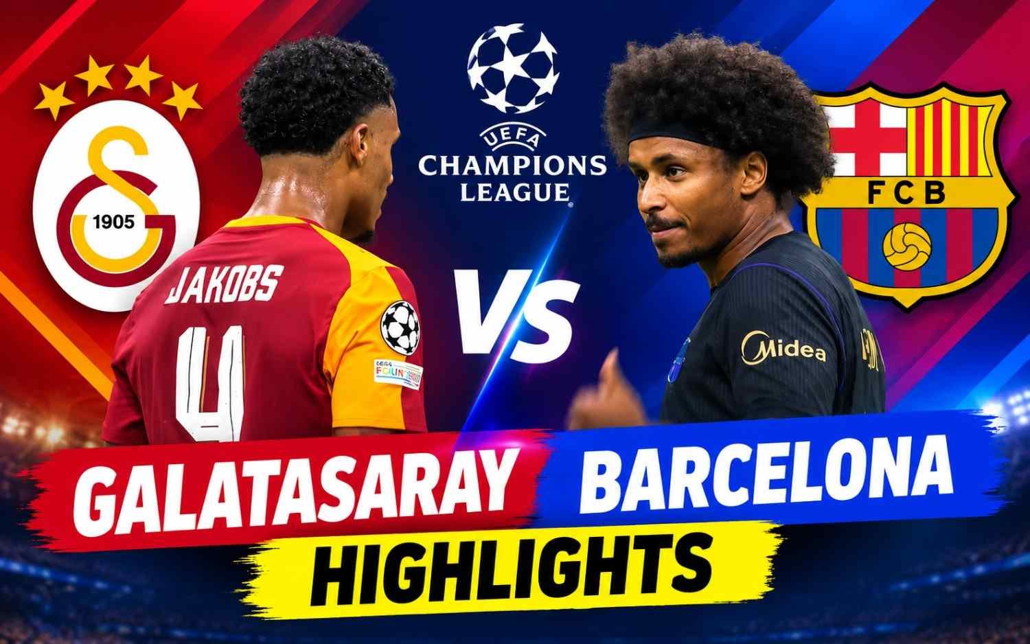 Galatasaray vs Barcelona | Highlights | UEFA Champions League 2026
