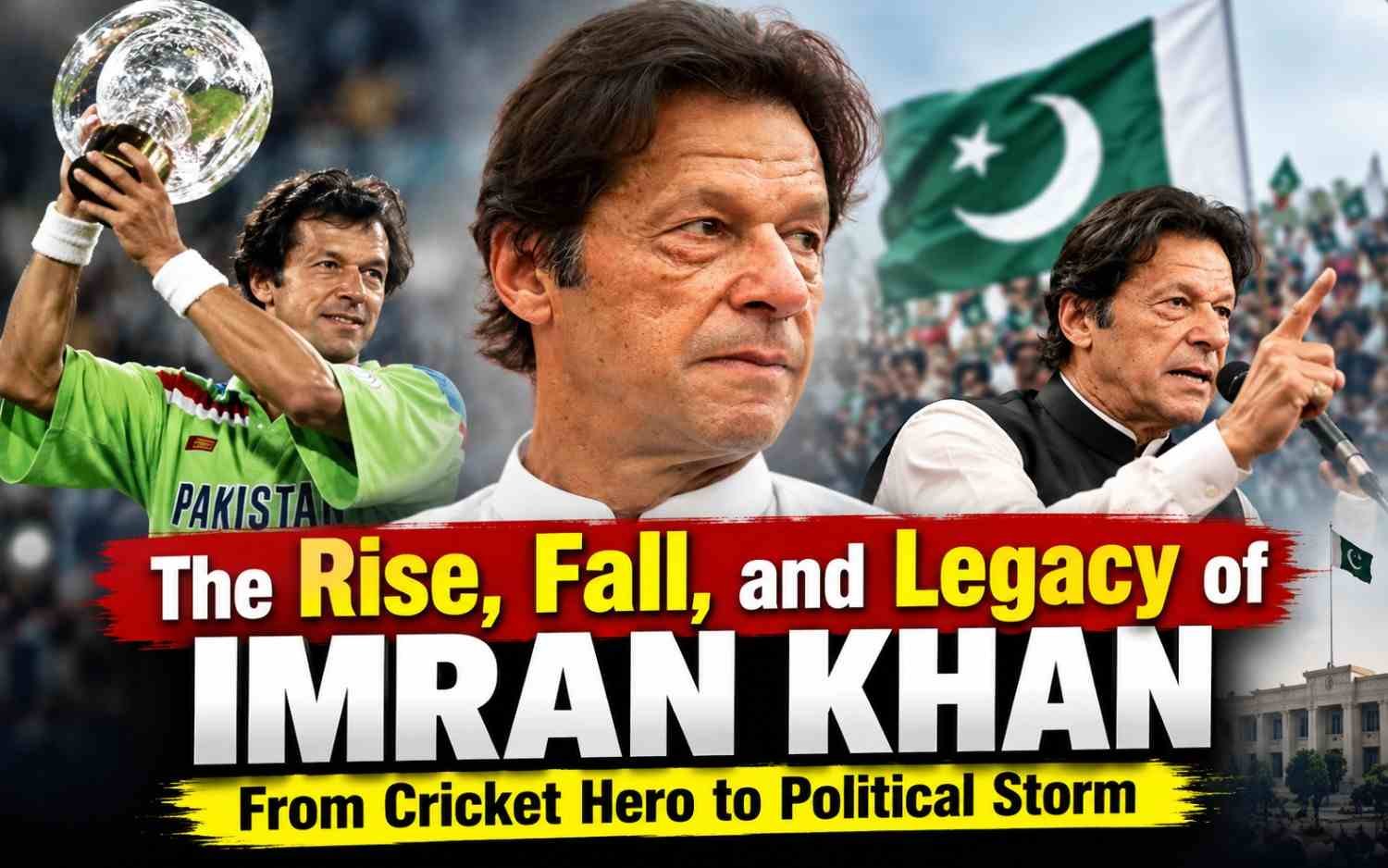The Rise, Fall, and Legacy of Imran Khan: From Cricket Hero to Political Storm