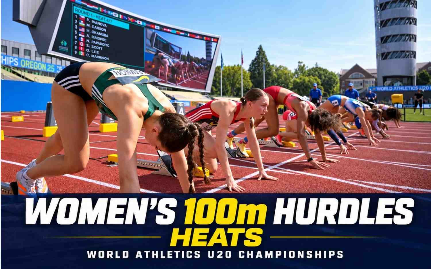 Women's 100m Hurdles Heats | World Athletics U20 Championships